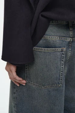 Fashion COS JEANSY „VOLUME” Z SZEROKIMI NOGAWKAMI
