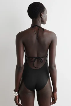 Fashion COS JEDNOCZĘŚCIOWY STRÓJ KĄPIELOWY Z GŁĘBOKIM DEKOLTEM