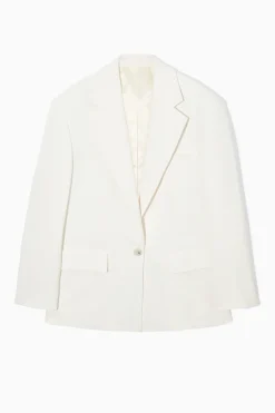 Fashion COS JEDNORZĘDOWA MARYNARKA OVERSIZE