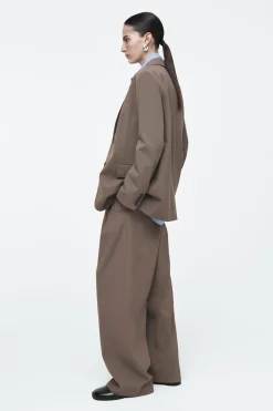 Best COS JEDNORZĘDOWA MARYNARKA Z WEŁNĄ – RELAXED FIT