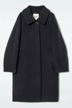 Outlet COS JEDNORZĘDOWY WEŁNIANY PŁASZCZ – OVERSIZED FIT