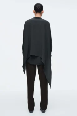 Fashion COS JEDWABNA KOSZULA Z SZALOWYM KOŁNIERZEM