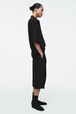 New COS JEDWABNE SPODNIE CAPRI