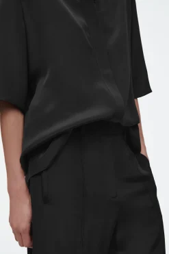 New COS JEDWABNE SPODNIE CAPRI