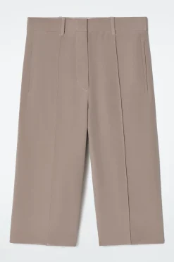 New COS JEDWABNE SPODNIE CAPRI