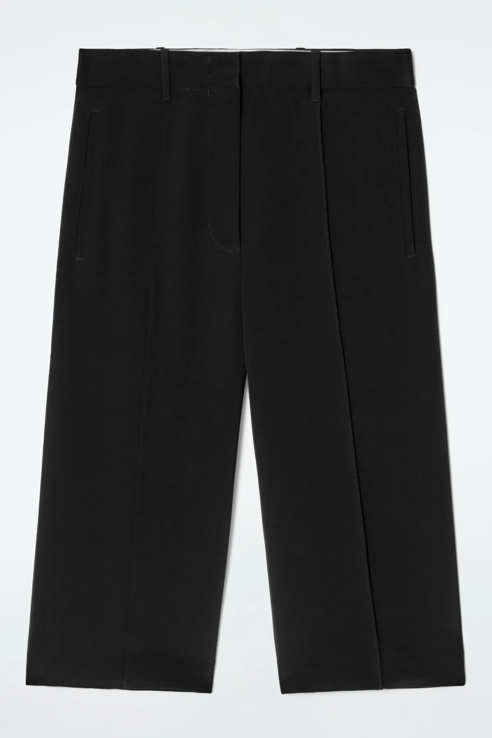 New COS JEDWABNE SPODNIE CAPRI