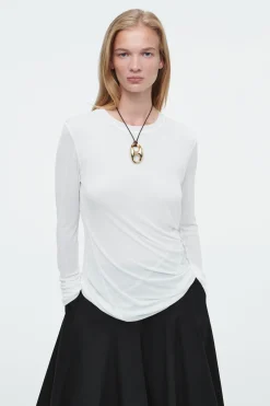 New COS JEDWABNY TOP ZE SKRĘCONYM DOŁEM