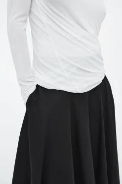 New COS JEDWABNY TOP ZE SKRĘCONYM DOŁEM
