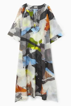 Fashion COS KAFTAN Z WIĄZANIEM I NADRUKIEM