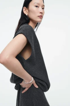 New COS KAMIZELKA OVERSIZE Z MIESZANKI Z GOTOWANĄ WEŁNĄ