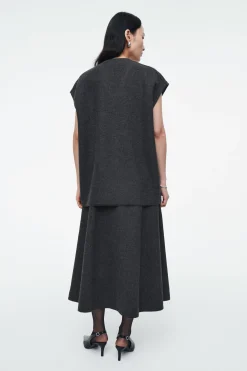 New COS KAMIZELKA OVERSIZE Z MIESZANKI Z GOTOWANĄ WEŁNĄ