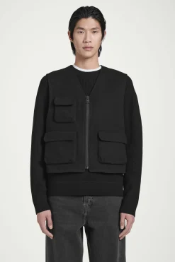 Fashion COS KAMIZELKA W STYLU UTILITY Z MIESZANKI Z WEŁNĄ