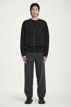 Fashion COS KAMIZELKA W STYLU UTILITY Z MIESZANKI Z WEŁNĄ