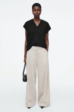 Fashion COS KAMIZELKA Z DWUSTRONNEJ DZIANINY Z WEŁNĄ