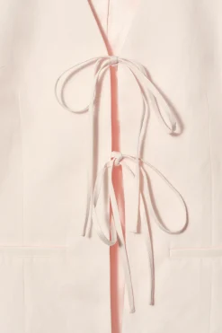 Clearance COS KAMIZELKA Z LNEM I WIĄZANIAMI