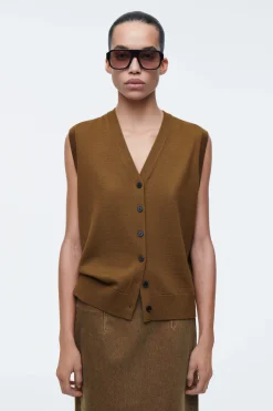 Fashion COS KAMIZELKA Z WEŁNY MERINO