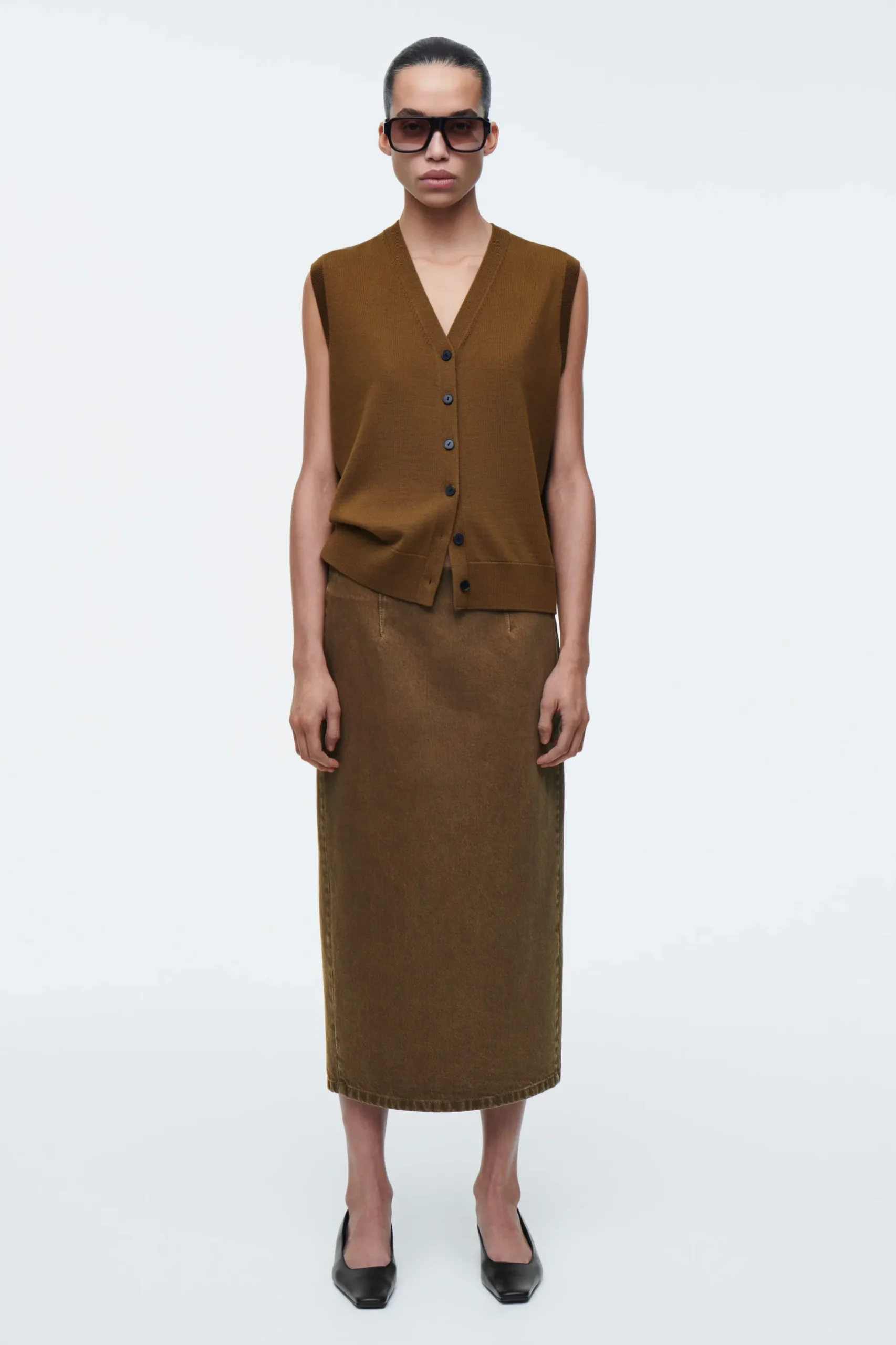 Fashion COS KAMIZELKA Z WEŁNY MERINO