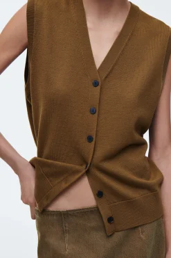 Fashion COS KAMIZELKA Z WEŁNY MERINO