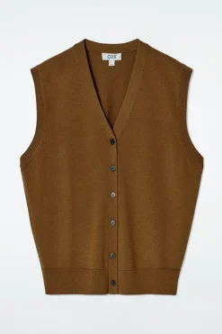 Fashion COS KAMIZELKA Z WEŁNY MERINO
