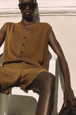 Fashion COS KAMIZELKA Z WEŁNY MERINO