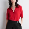 Discount COS KARDIGAN À LA KOSZULKA POLO Z WEŁNĄ MERINO