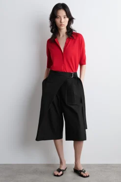 Discount COS KARDIGAN À LA KOSZULKA POLO Z WEŁNĄ MERINO