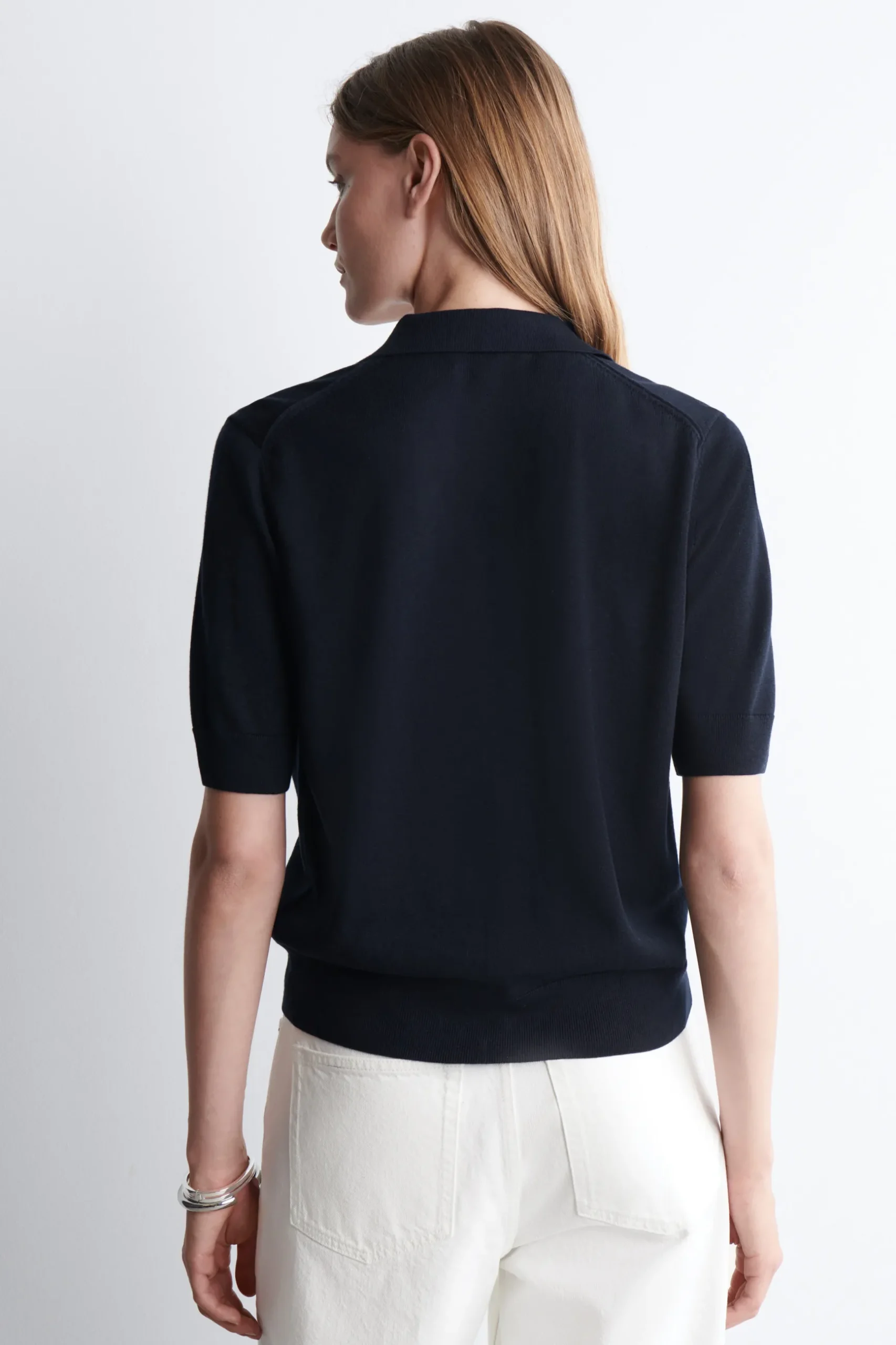 Clearance COS KARDIGAN À LA KOSZULKA POLO Z WEŁNĄ MERINO