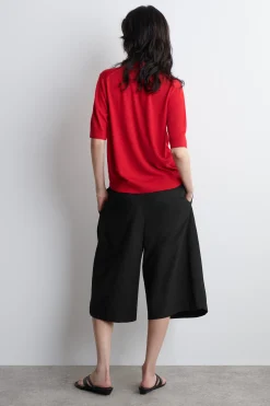 Discount COS KARDIGAN À LA KOSZULKA POLO Z WEŁNĄ MERINO