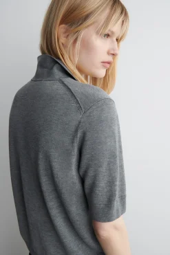 Discount COS KARDIGAN À LA KOSZULKA POLO Z WEŁNĄ MERINO