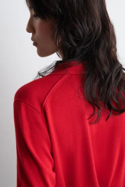 Discount COS KARDIGAN À LA KOSZULKA POLO Z WEŁNĄ MERINO