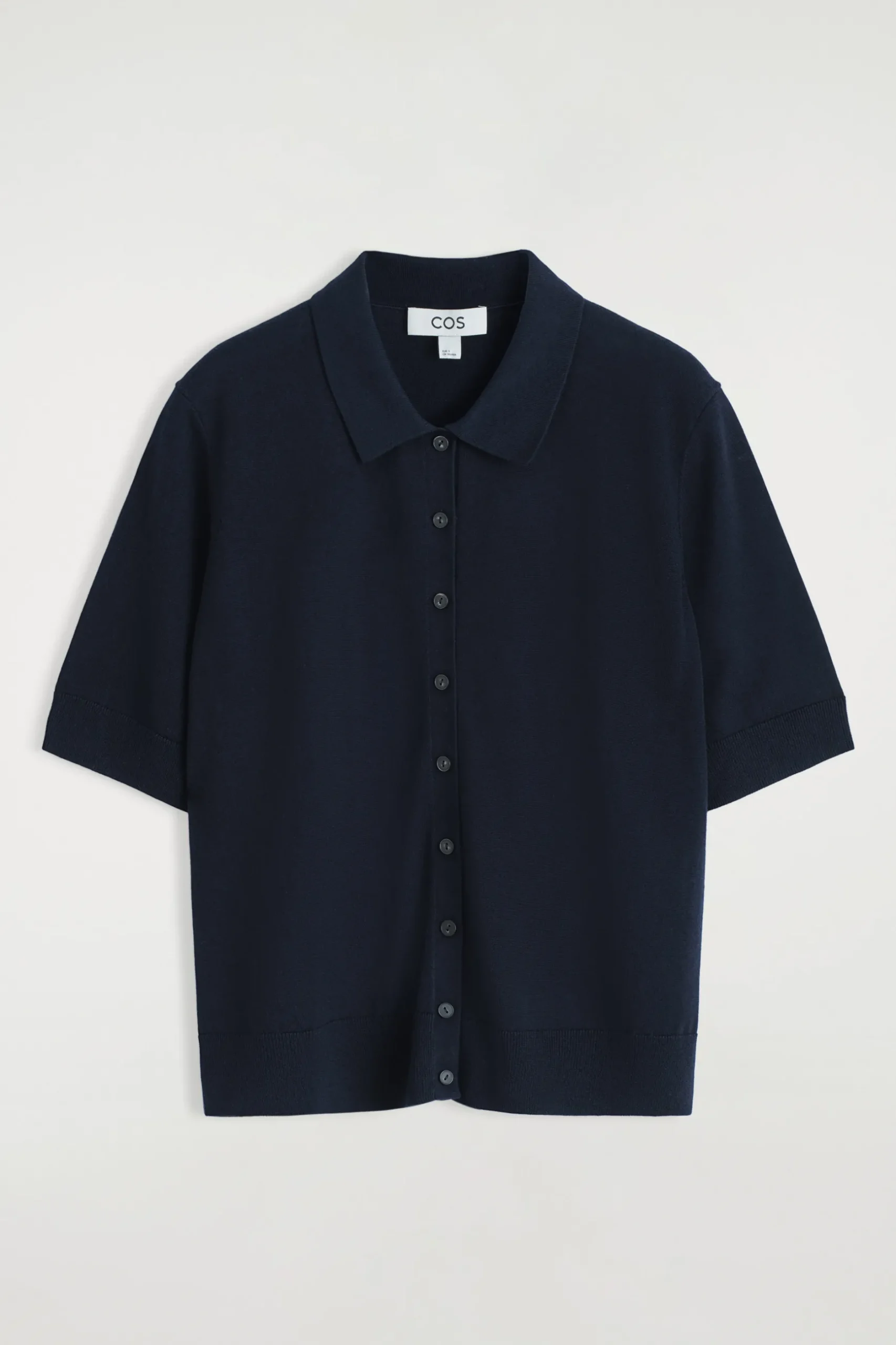 Clearance COS KARDIGAN À LA KOSZULKA POLO Z WEŁNĄ MERINO