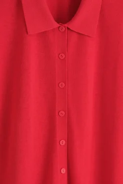 Discount COS KARDIGAN À LA KOSZULKA POLO Z WEŁNĄ MERINO