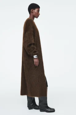 Hot COS KARDIGAN MAXI Z DZIANINY Z MOHEREM