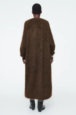 Hot COS KARDIGAN MAXI Z DZIANINY Z MOHEREM