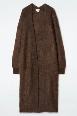Hot COS KARDIGAN MAXI Z DZIANINY Z MOHEREM