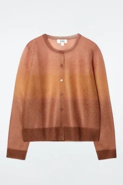 Outlet COS KARDIGAN Z CIENKIEJ DZIANINY Z EFEKTEM OMBRÉ