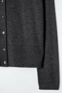 Clearance COS KARDIGAN Z CIENKIEJ DZIANINY Z CZYSTEGO KASZMIRU