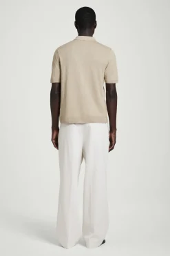 Sale COS KNITTED LINENSILK SHIRT