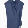 New COS KOPERTOWA DENIMOWA KOSZULA – REGULAR FIT