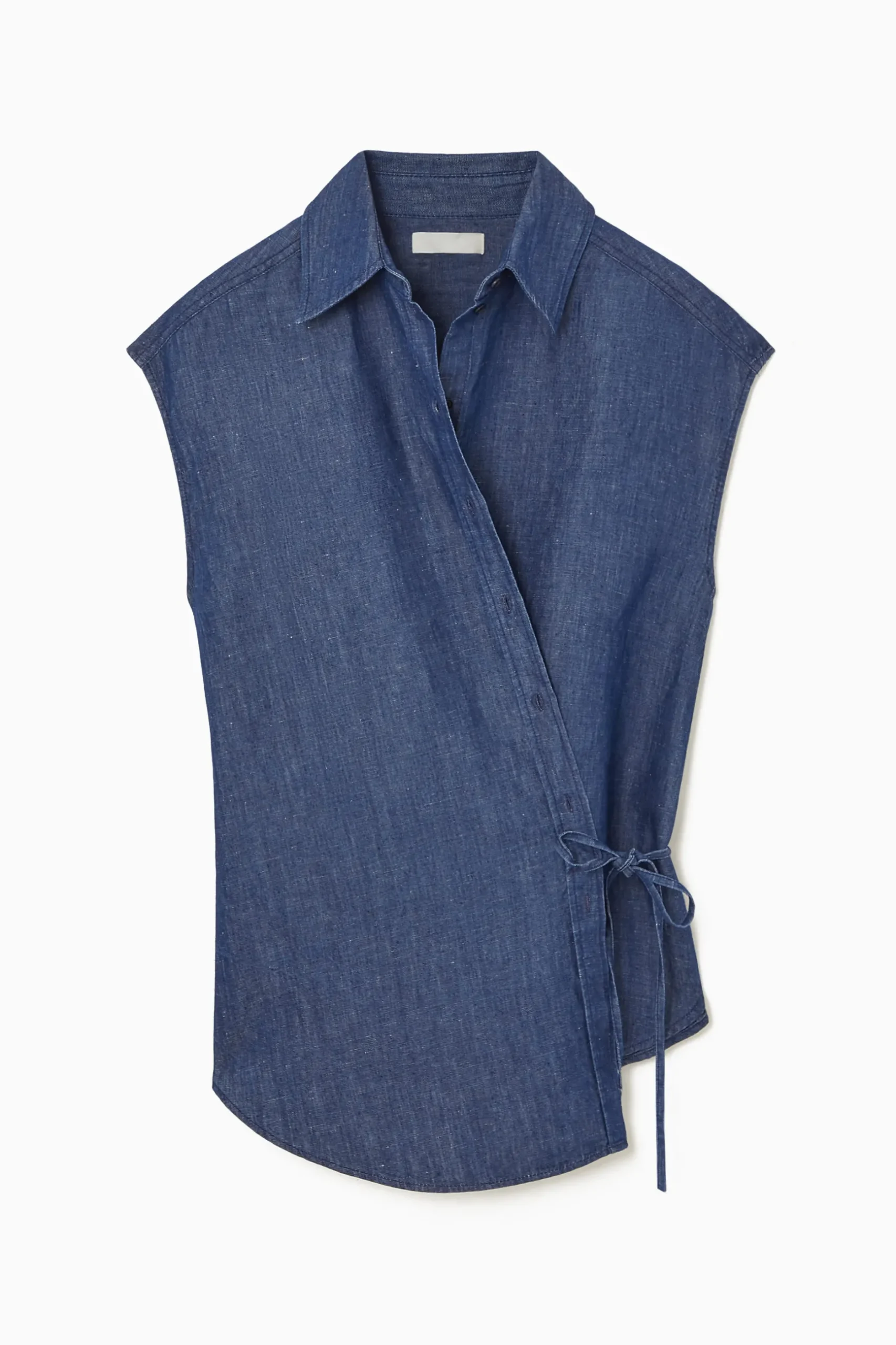 New COS KOPERTOWA DENIMOWA KOSZULA – REGULAR FIT