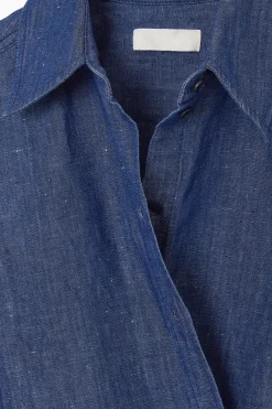 New COS KOPERTOWA DENIMOWA KOSZULA – REGULAR FIT