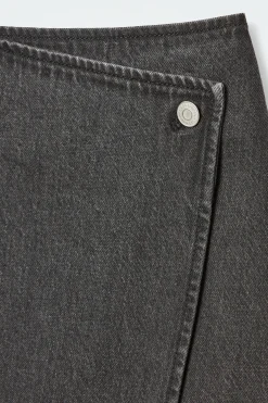 Outlet COS KOPERTOWA DŻINSOWA SPÓDNICZKA MINI