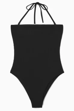 Outlet COS KOSTIUM KĄPIELOWY BANDEAU W PRĄŻKI
