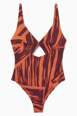 Fashion COS KOSTIUM KĄPIELOWY Z WYCIĘCIEM Z PIANKI NEOPRENOWEJ