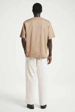 Sale COS KOSZULA BEZ KOŁNIERZYKA – RELAXED FIT