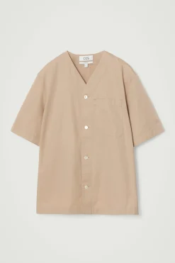 Sale COS KOSZULA BEZ KOŁNIERZYKA – RELAXED FIT