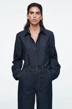 Outlet COS KOSZULA DŻINSOWA OVERSIZE