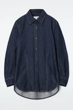 Outlet COS KOSZULA DŻINSOWA OVERSIZE