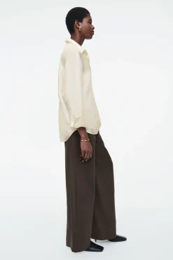 New COS KOSZULA OVERSIZE Z CZYSTEGO JEDWABIU