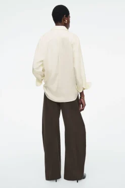 New COS KOSZULA OVERSIZE Z CZYSTEGO JEDWABIU